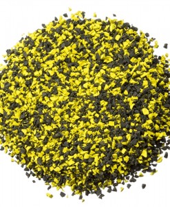 yellow and black poured in place rubber repair patch kit