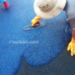 installing wet pour for playgrounds