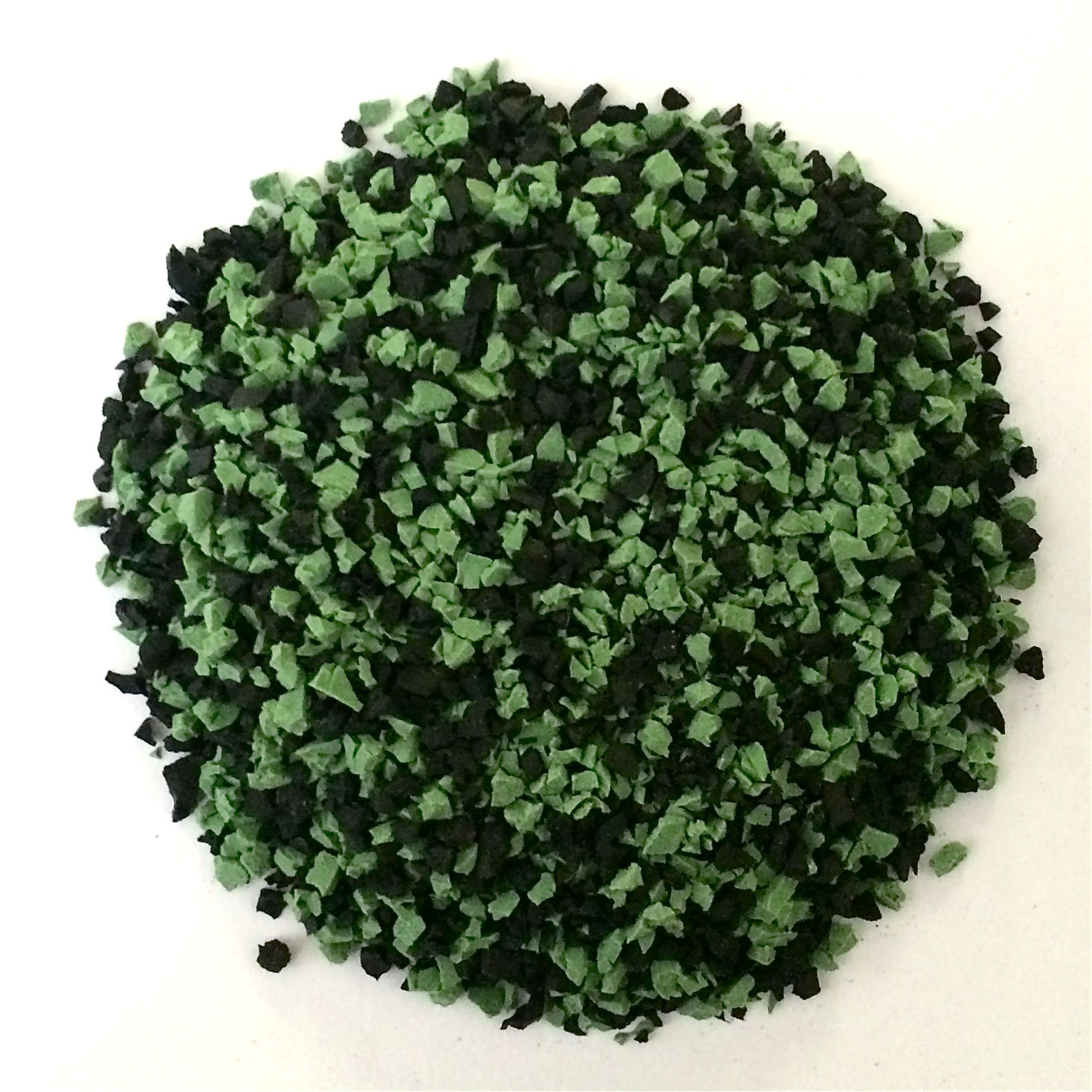 green and black poured in place rubber repair patch kit