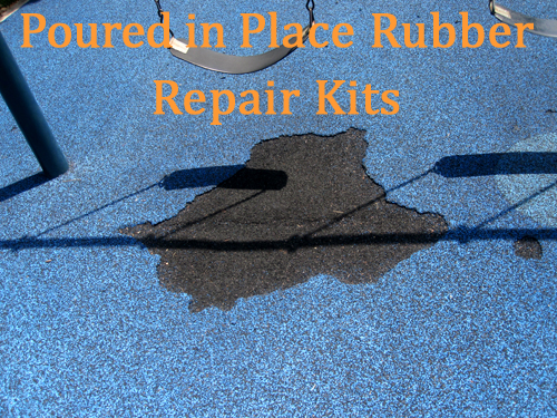poured in place rubber repair kits