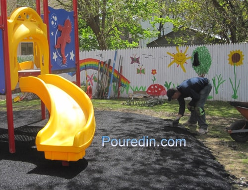 playground rubber matting repair