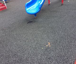 High traffic areas suffer from increased wear, use our playground surface rebinder to stop granulation.