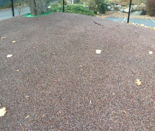 Playground EPDM wear layer cracking.