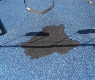 High traffic under swings can cause wear, use our rubber playground patch kits to patch gaps in your surface.