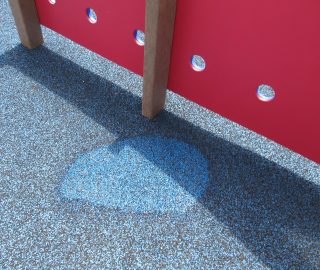 DIY playground rubber repair kit.