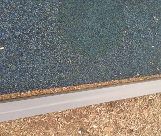 Poured in edges shrink, fix this with our poured rubber repair kits.