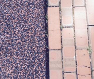 Poured in shrinks over time, it should be patched and sealed with our playground surface repair kits.