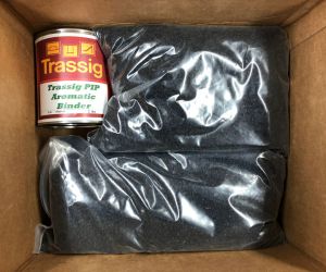 All Black patch kit - $110 Black SBR Poured in Place Rubber Repair Patch Kit for Commercial Playground Wear Layer Surfacing Damage