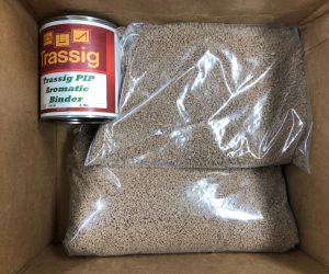 Brown EPDM Poured in Place Rubber Repair Patch Kit for Commercial Playground Wear Layer Surfacing Damage