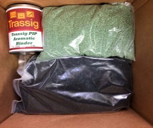 Green and Black EPDM Poured in Place Rubber Repair Patch Kit for Commercial Playground Wear Layer Surfacing Damage