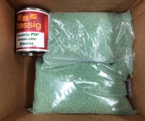 Green EPDM Poured in Place Rubber Repair Patch Kit for Commercial Playground Wear Layer Surfacing Damage