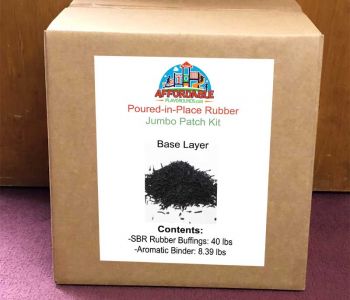 Base layer jumbo patch kit - $320 Base layer commercial playground surfacing repair kit