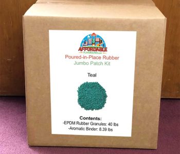 commercial playground rubber surfacing fixes